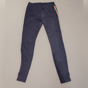 Sundry Rainbow Stripe Joggers Navy Size 2 Made in USA